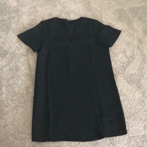 Madewell geometric detail shift dress
